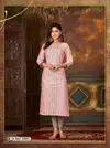 Glitter Vol 87 By Hru Straight Cut Designer Kurti Wholesale Shop In Surat